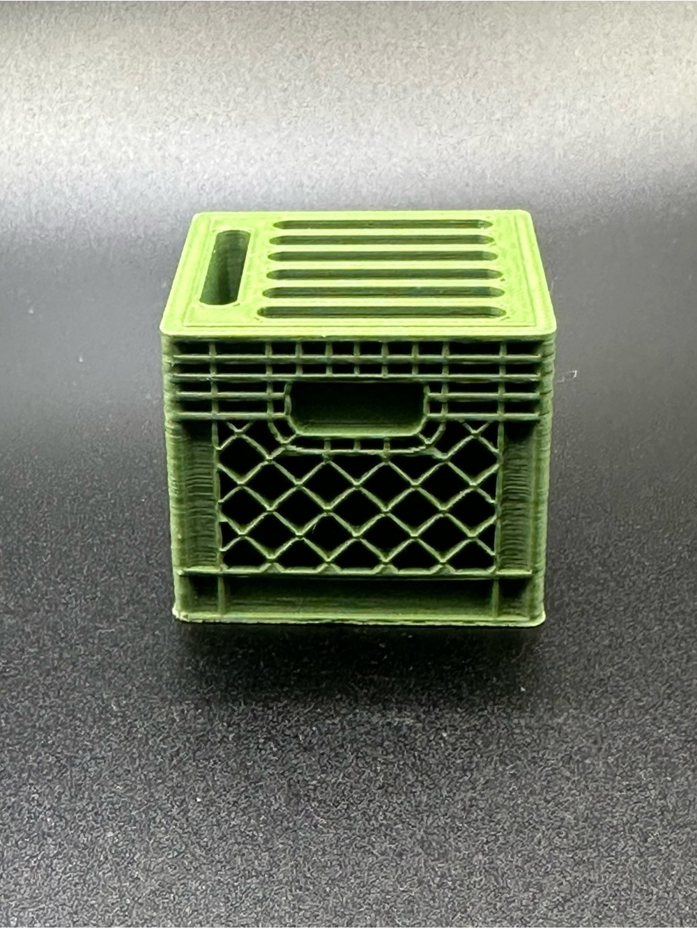3d Printed Mini Milk Crate - Holds (7) Raw Geigers, Silver Bars, SD Cards Etc
